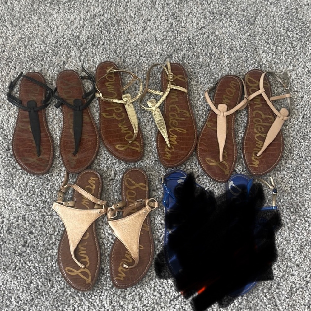 Sam Edelman Gigi Sandals Sz 10 4 pairs
